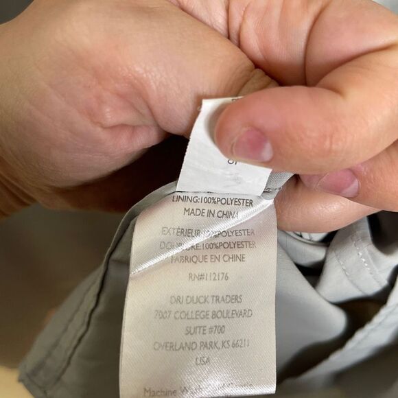 Dri-Duck Chevron Mens Button Down Shirt Size 3XL Long Sleeve Gray - Picture 6 of 9